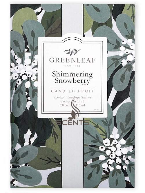 Великі саше для дому та офісу Greenleaf Мерехтливий Сніжник Shimmering Snowberry